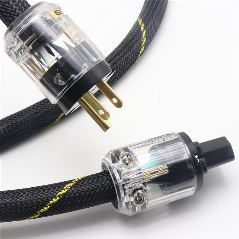 SOAIY Dây Nguồn Âm Thanh Audio Bọc Lưới Chống Nhiễu Monster Powerline 400 Dài 1.5m - Hàng Nhập Khẩu