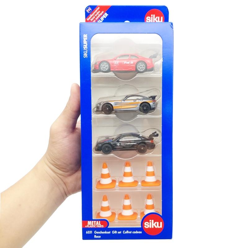 Hộp 3 Đồ Chơi Mô Hình Xe Đua - Siku 6331