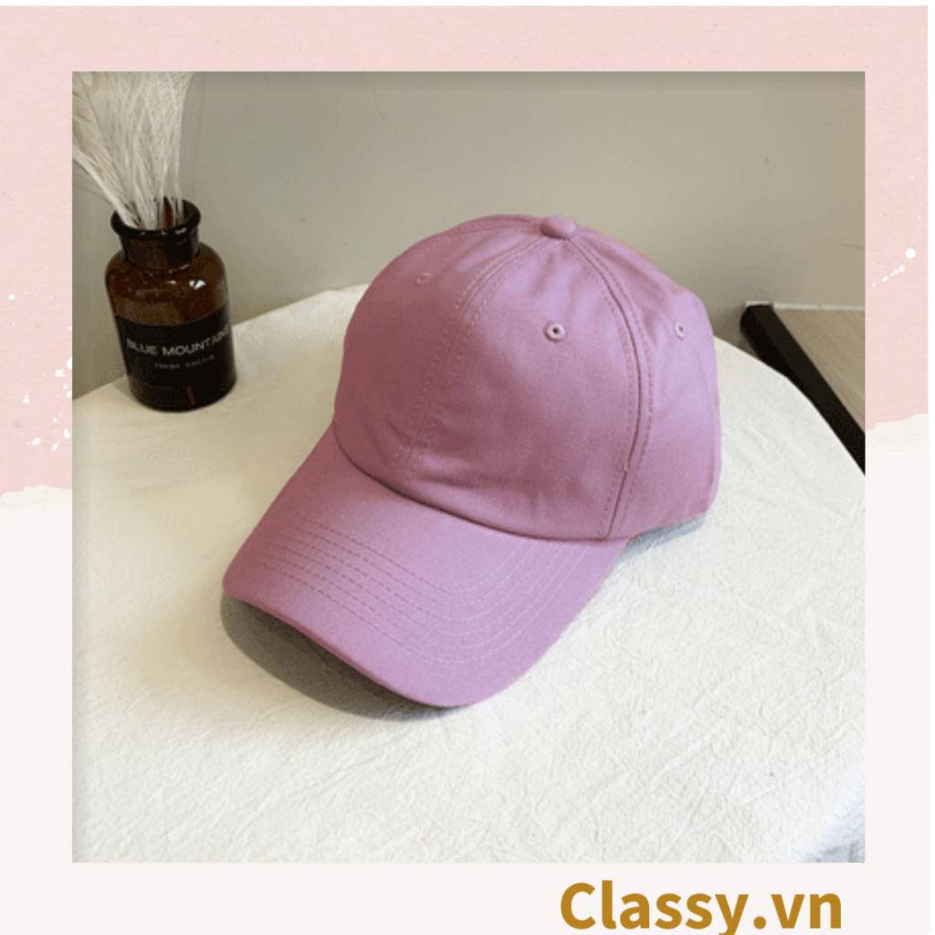 Nón lưỡi trai mũ lưỡi trai Classy nhiều màu, chất liệu khaki cao cấp, thích hợp cho cả nam và nữ PK1130