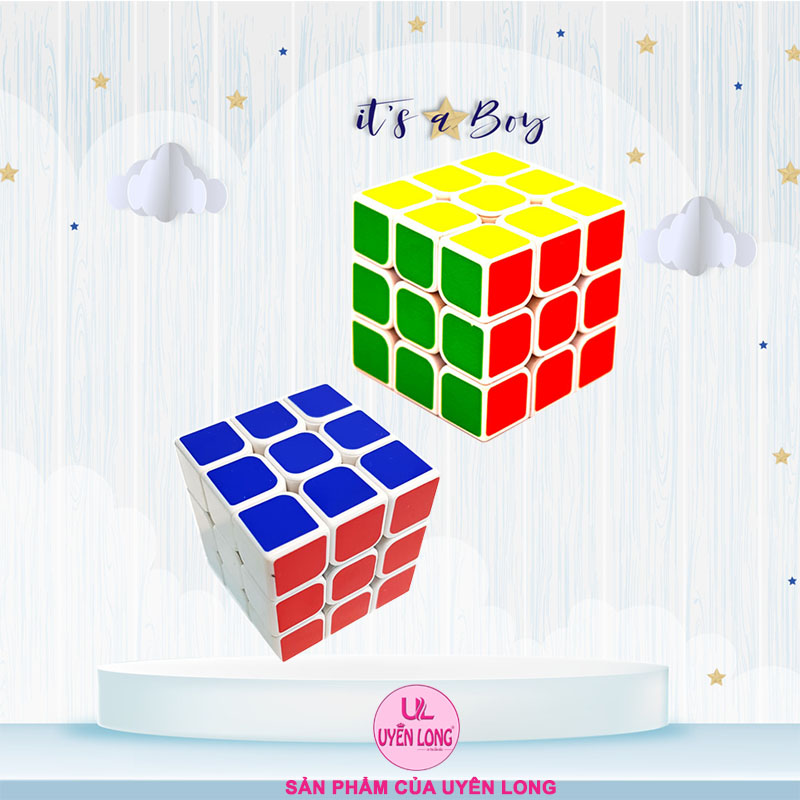 Đồ Chơi Rubik Trí Tuệ 6 Mặt 3x3x3, Hàng Cao Cấp, Xoay Trơn, Bao Bì Đẹp, Giúp Người Chơi Có Những Giây Phút Thư Giãn