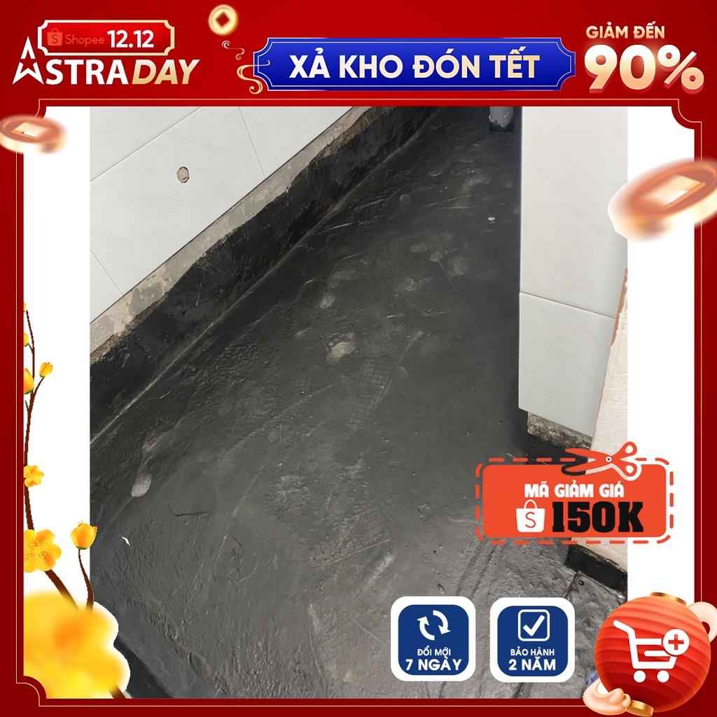 Keo Sơn Chống Thấm Dột 1 Thành Phần TAIKOMI CT4 - Chuyên Xử Lý Chống Thấm Ngược, Môi Trường Ẩm, Bể Âm, Hố Thang Máy, Nhà Vệ Sinh - Thùng 1 Lít, 5 Lít, 10 Lít và 18 Lít / Tặng kèm thêm Vải Polyester và chổi