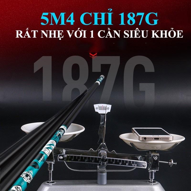 Cần câu tay dài 8m1 hãng chuangwei tải cá 10kg y hình