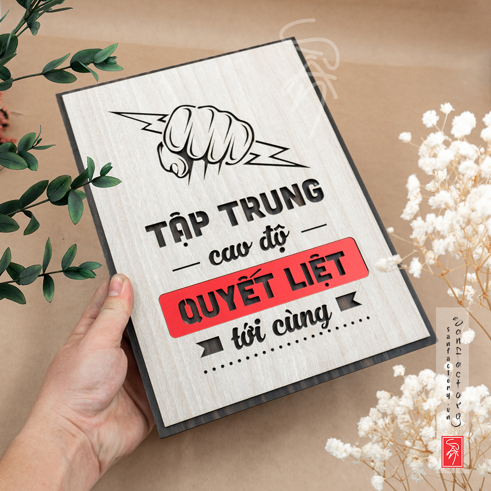 Tranh tạo động lực SAN-TR01 tập trung cao độ, quyết liệt tới cùng