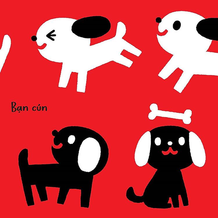 Sách Đỏ, đỏ, đen, đen - Mình cùng vui chơi nhé!