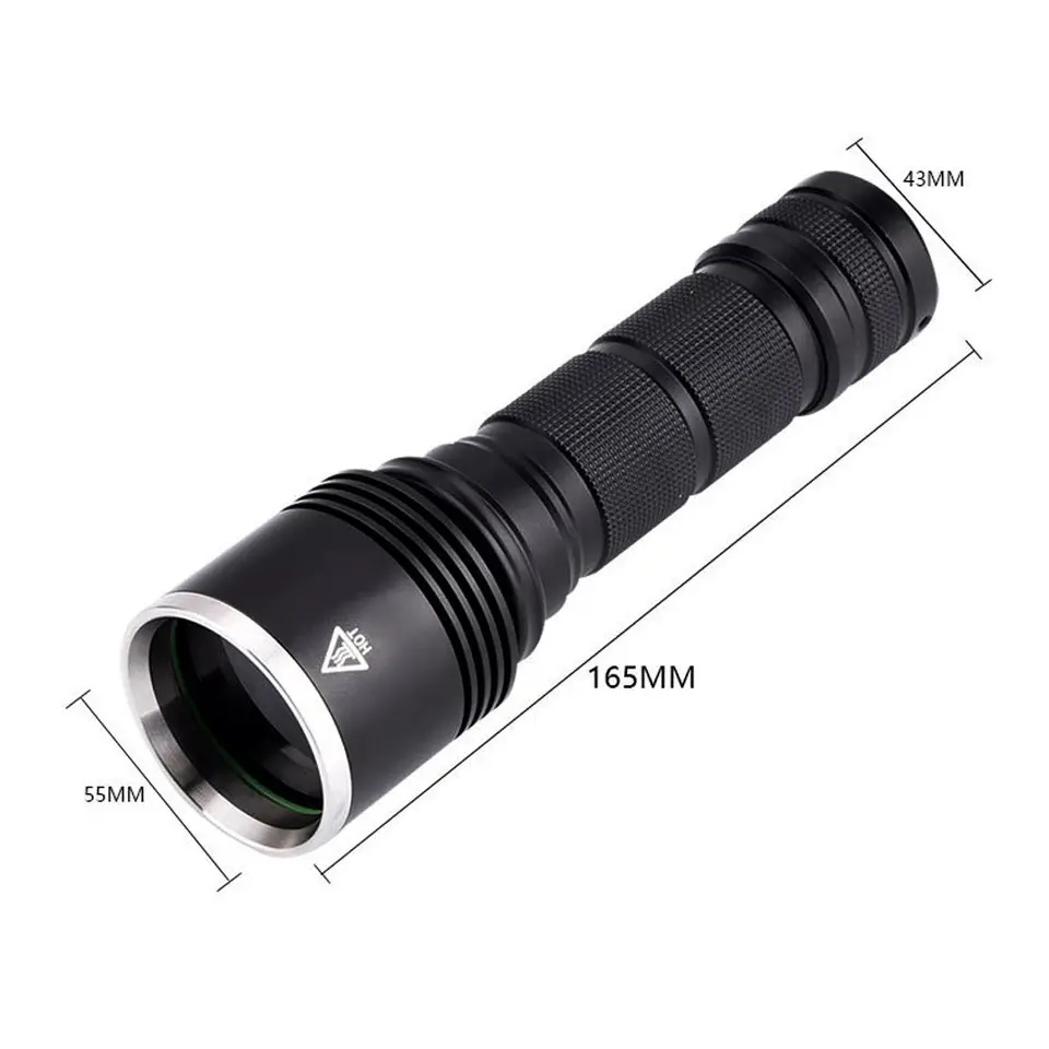 Đèn pin sạc cầm tay tia cực tím cao cấp Terino D113-UV - Hàng chính hãng