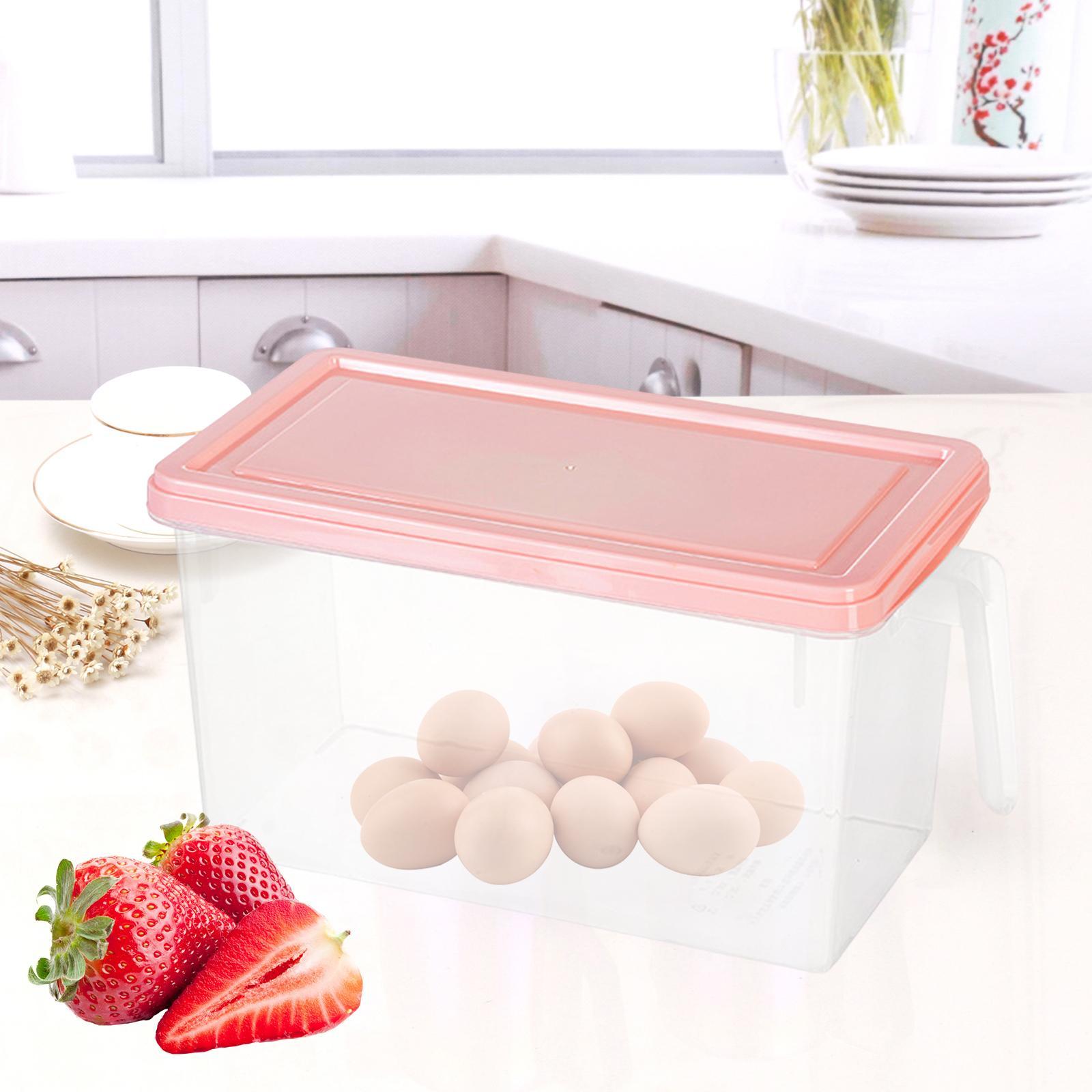 Fresh Keeping Box Leakproof Fridge Organizer Box for Cabinets Drawer Shelves