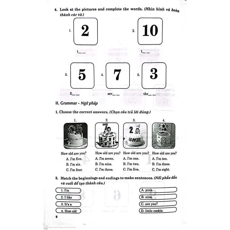 Sách - Bài Tập Tiếng Anh 2 (Biên Soạn Theo Bộ Sách Family And Friends 2 National Edition - 2022)mk