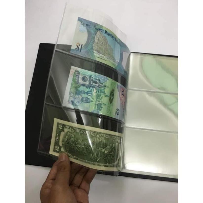 Album Đựng Tiền Giấy 20 Phơi 3 ngăn trong suốt PCCB