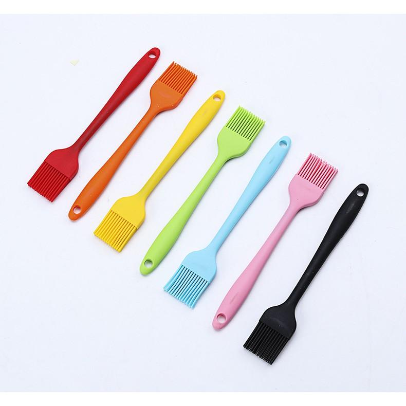 Chổi Quét Dầu Silicon Cán Rời Quét Dầu Ăn dài 21 Cm Cán Đúc Cao Cấp - CHOISILI210