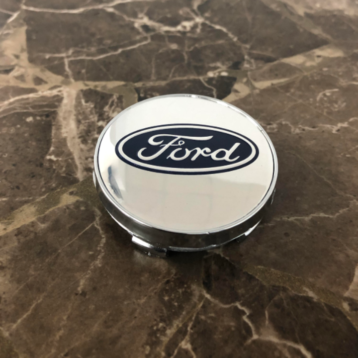 Logo chụp mâm bánh xe ô tô Ford đường kính 60mm