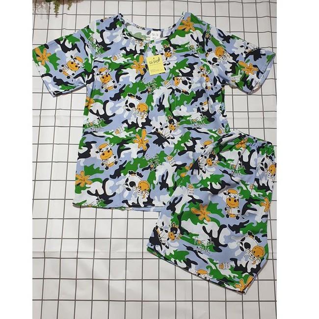 Combo 3 bộ lanh lửng mặc nhà cho bé trai và bé gái