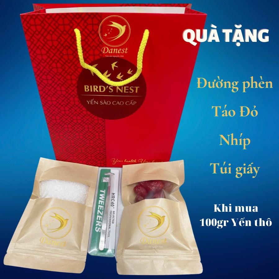 Yến thô tổ góc đặc biệt hộp 100gr- Yến sào cao cấp Đỗ Thị Toán- Tổ siêu ít lông giá mềm - Ăn yến thường xuyên giúp đẹp da