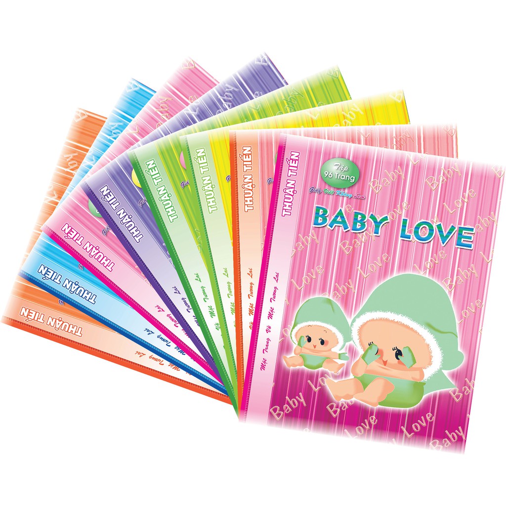 Lốc 10 Cuốn Tập Học Sinh - Thuận Tiến 96 Trang  - Baby Love