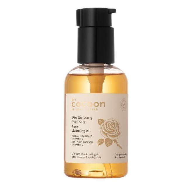 Dầu tẩy trang hoa hồng Cocoon Rose Cleansing Oil 140ml làm sạch sâu và dưỡng ẩm