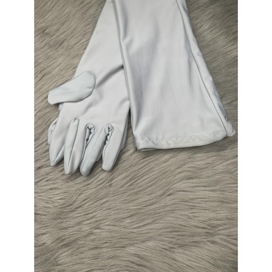 Combo 5 đôi găng tay , dài 65cm , thun lạnh 4 chiều ' chống nắng , cao cấp , màu trơn, giao 5 màu ngẫu nhiên , ảnh