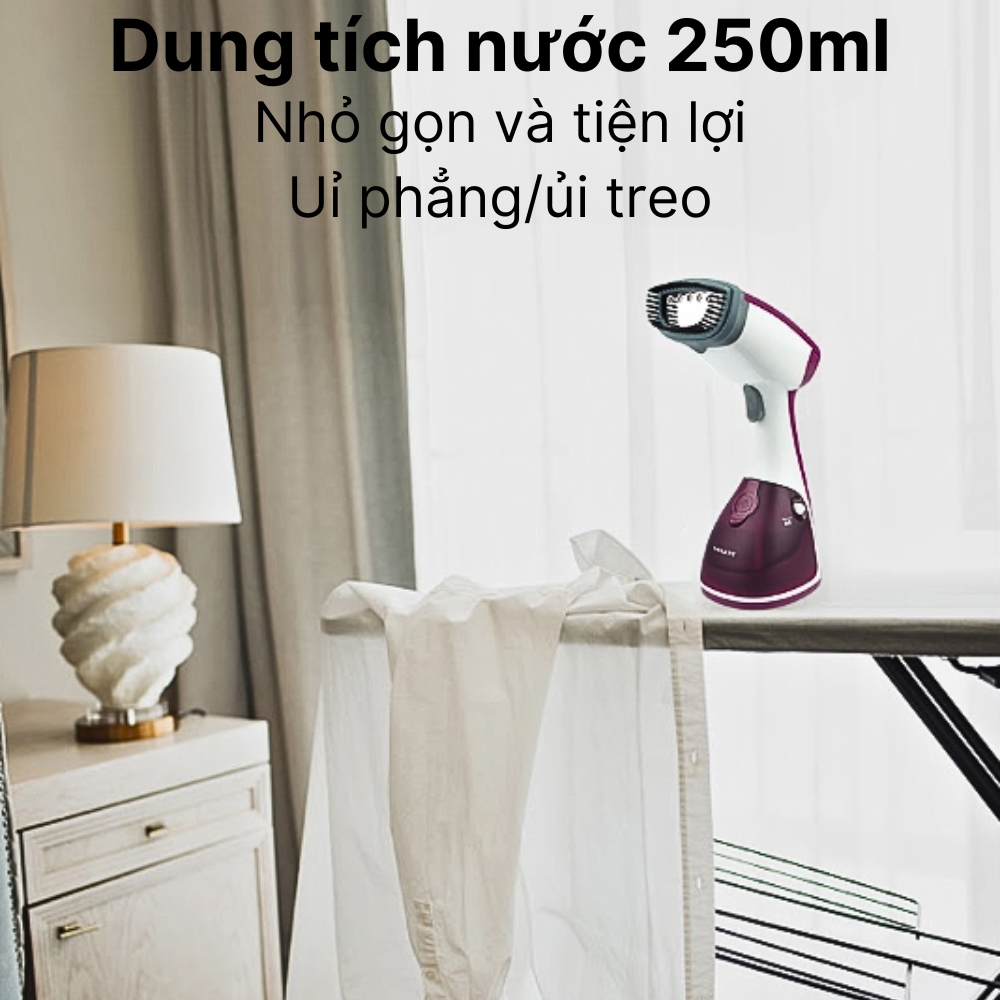 Bàn Là Hơi Nước Cầm Tay SOKANY 1200W đứng AJ-2205, Là Phẳng, Khử Mùi, Diệt Vi Khuẩn, Là Được Mọi Chất Vải - HÀNG CHÍNH HÃNG - DELIYA