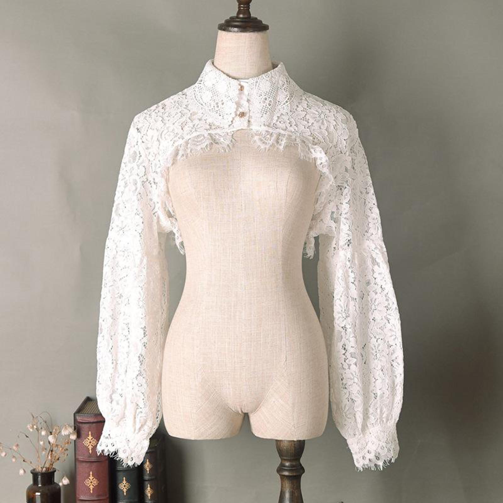 Women Fake Collar Detachable  Collar Lace Blouse Half Shirts False Collar