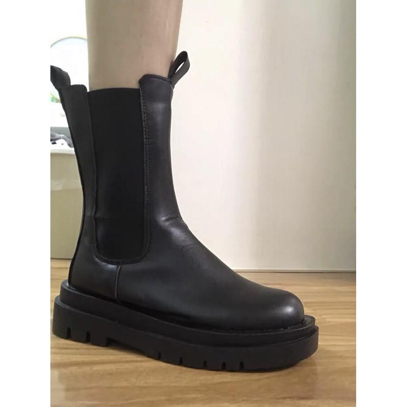 GIÀY BOOT ULZZANG CAO CỔ BẮP CHÂN