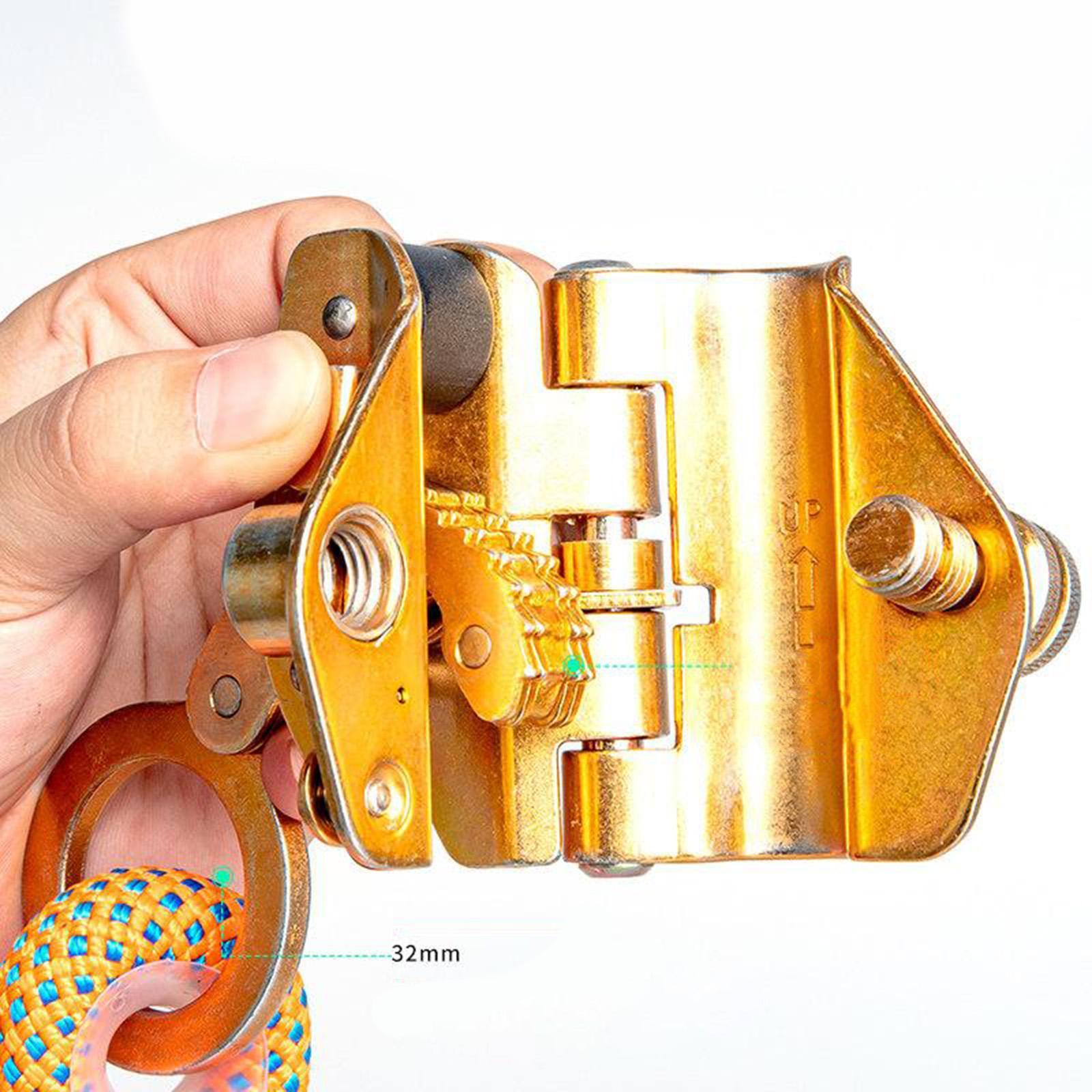 ROCK CLIMBING TREE CARVING GRAB SAFETY GEAR EQUIP For 13MM ROPE