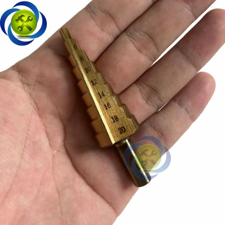 Mũi khoan tháp thẳng đuôi tròn 4-20mm Tolsen 75872