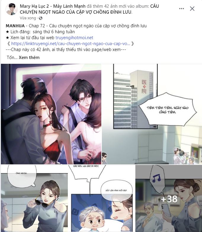 câu chuyện ngọt ngào của cặp vợ chồng đỉnh lưu chapter 72.1 1