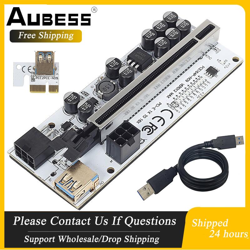 PCI Express Riser Ver012 USB 3.0 Pcie Riser Thẻ Riser 1x 4x 8x 16x extender để khai thác GPU Riser Bộ điều hợp VER 012 cho thẻ video