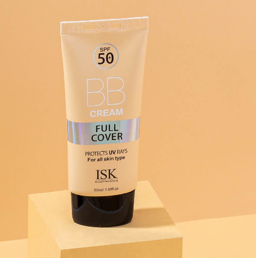 Combo 2 Hộp kem nền lâu trôi ISK FULL COVER BB CREAM SPF 50+/PA+++ Hàn quốc 45ml/ Hộp