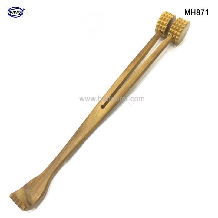 Cây đập và gãi lưng đầu tròn bằng gỗ Bách Xanh  Chăm sóc sức khỏe