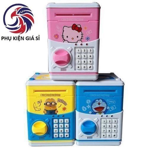 KÉT SẮT MINI TIẾT KIỆM TIỀN THÔNG MINH, DỄ THƯƠNG CHO BÉ