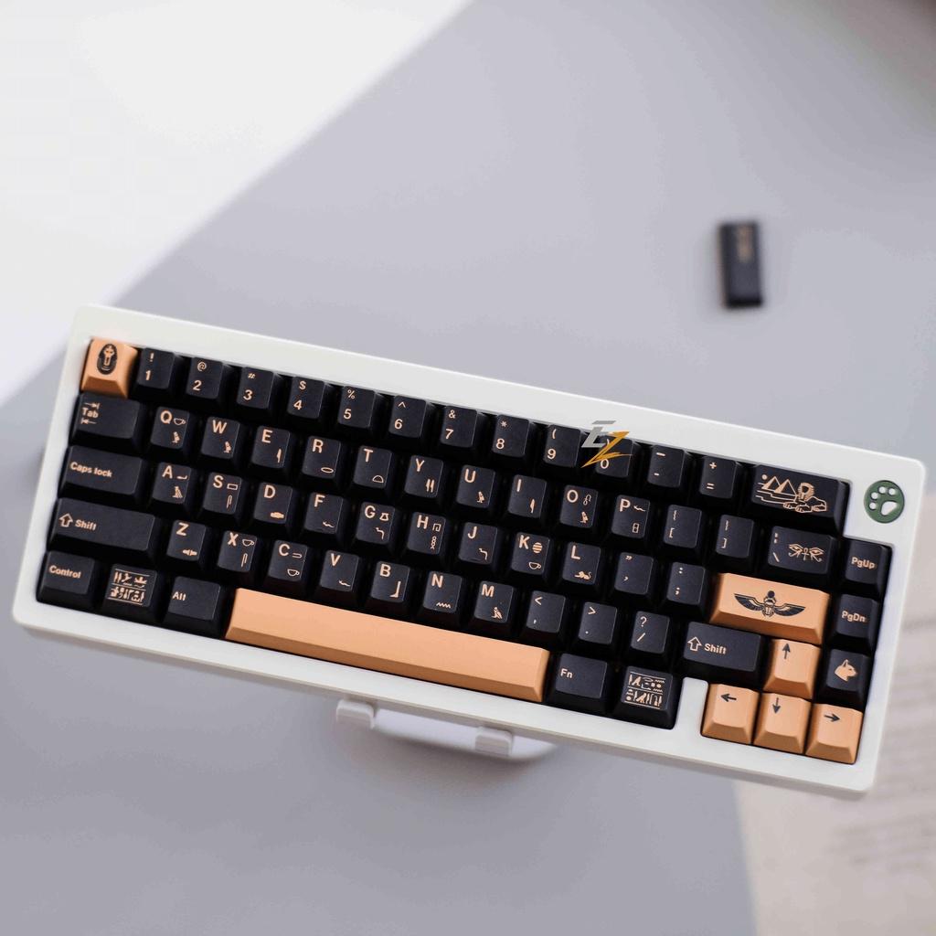 Keycap Cho Bàn Phím Cơ GMK Pharaoh Thick PBT Cherry Profile 129 Phím