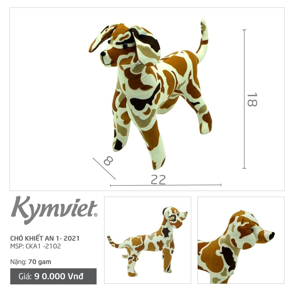 Đồ Chơi Nhồi Bông Hình Chó Khiết An Kymviet 100% Handmade Cotton