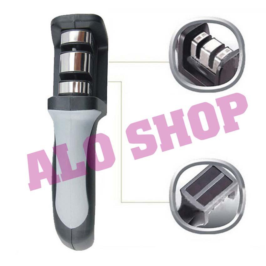 Dụng Cụ Mài Dao Kéo 2 Cấp Độ Cầm Tay - Đồ Mài Dao Nhanh Tiện Lợi ALOSHOP