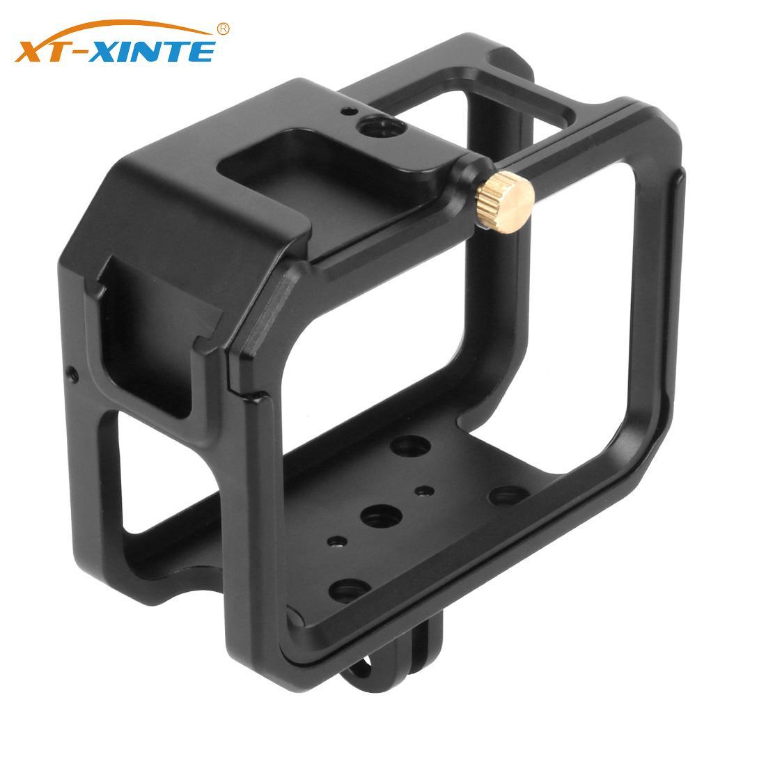 Vỏ Hợp Kim Nhôm Lồng Khung Bảo Vệ Với Đế Giày Clod Lỗ 1/4 Cho GoPro Hero 11 10 9 Camera Hành Động lồng Giàn Khoan