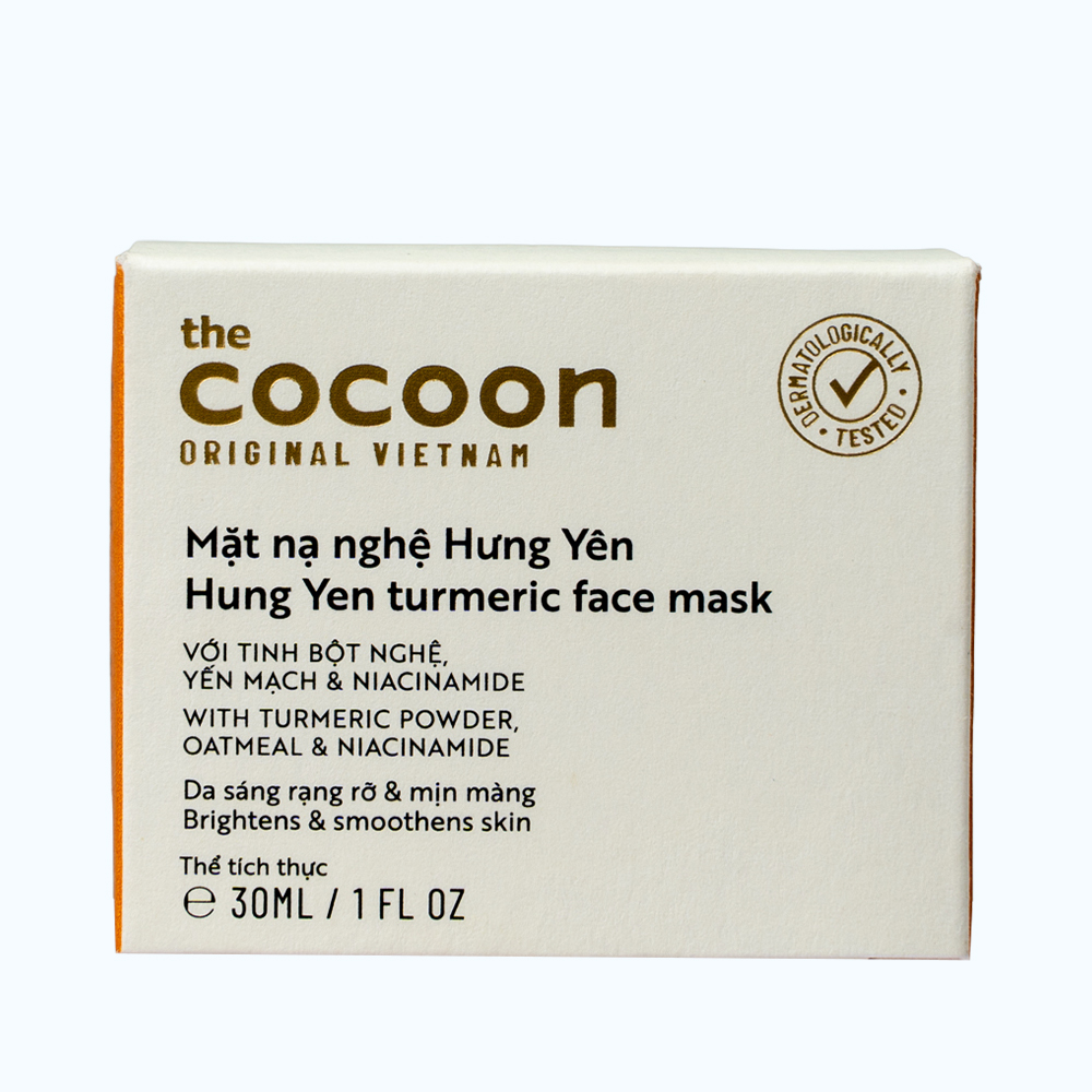 Mặt Nạ Nghệ Hưng Yên Cocoon Hỗ Trợ Làm Sáng Da 30ml/ Hũ