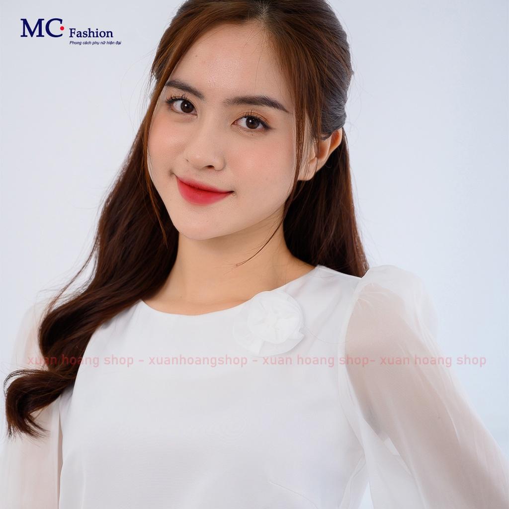 Áo Sơ Mi Trắng Nữ Công Sở Mc Fashion Ta1126