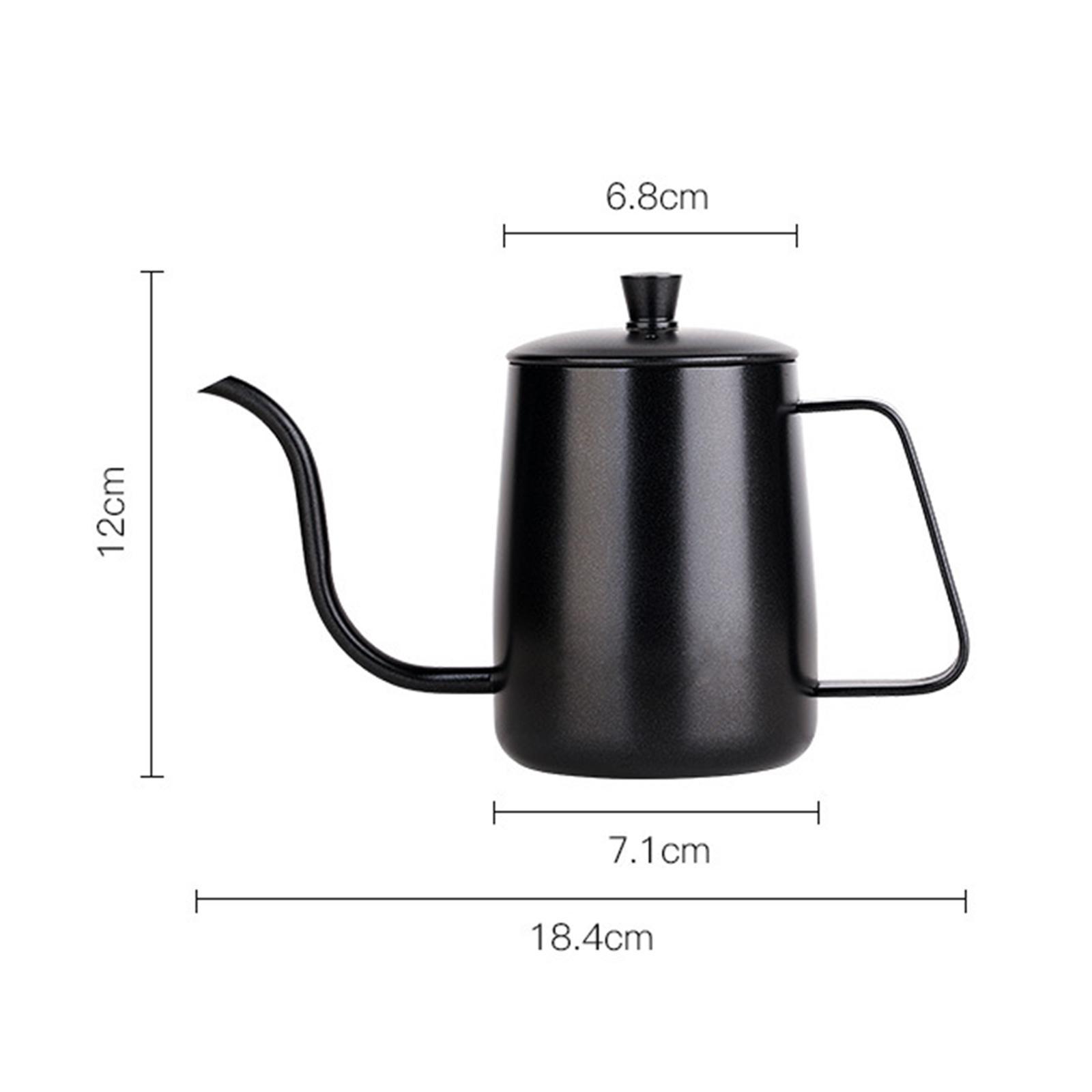 Long Narrow Stainless Steel Pour Over Kettle 350ML