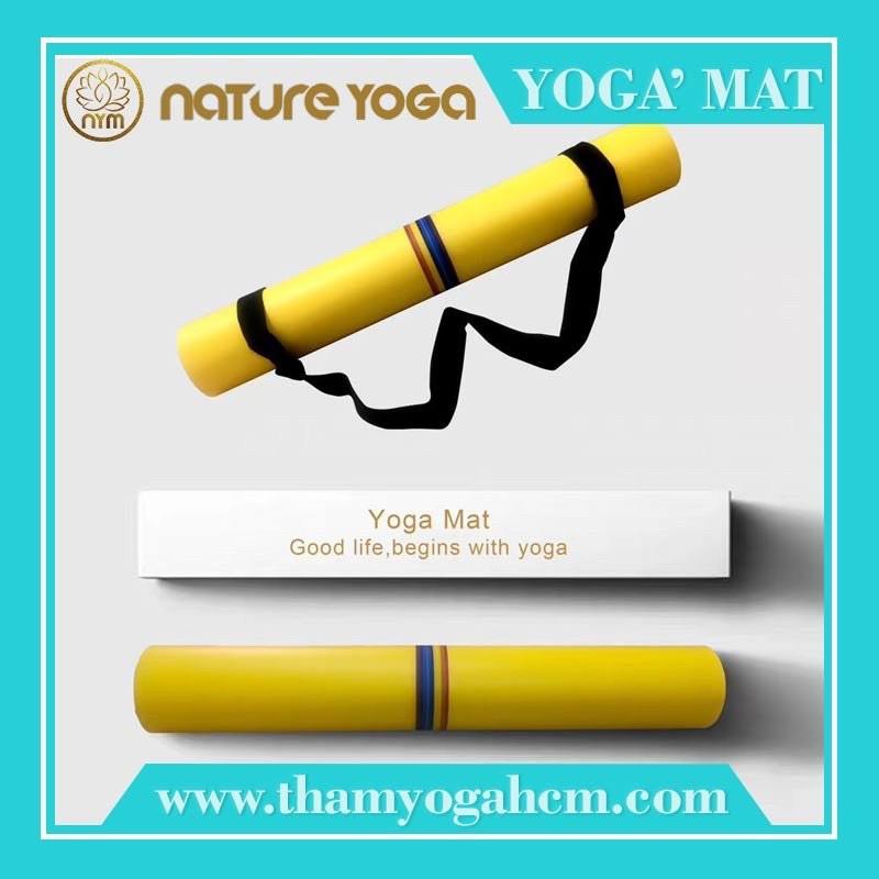 Thảm Yoga Chuẩn Đẹp PU Cao Su Nature - Thảm Du Lích Gấp Gọn