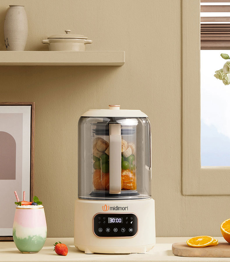 Combo Máy Làm Sữa Hạt Đa Năng Midimori MDMR-668 Và Máy Xay Thịt Midimori GC-24338 - Hàng Chính Hãng