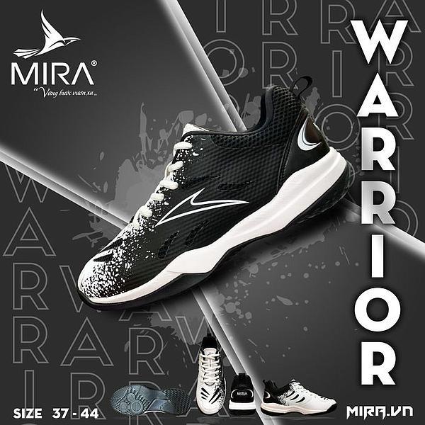 Giày thể thao, Giày cầu lông chất lượng cao bền đẹp Mira Warrior - Dungcusport