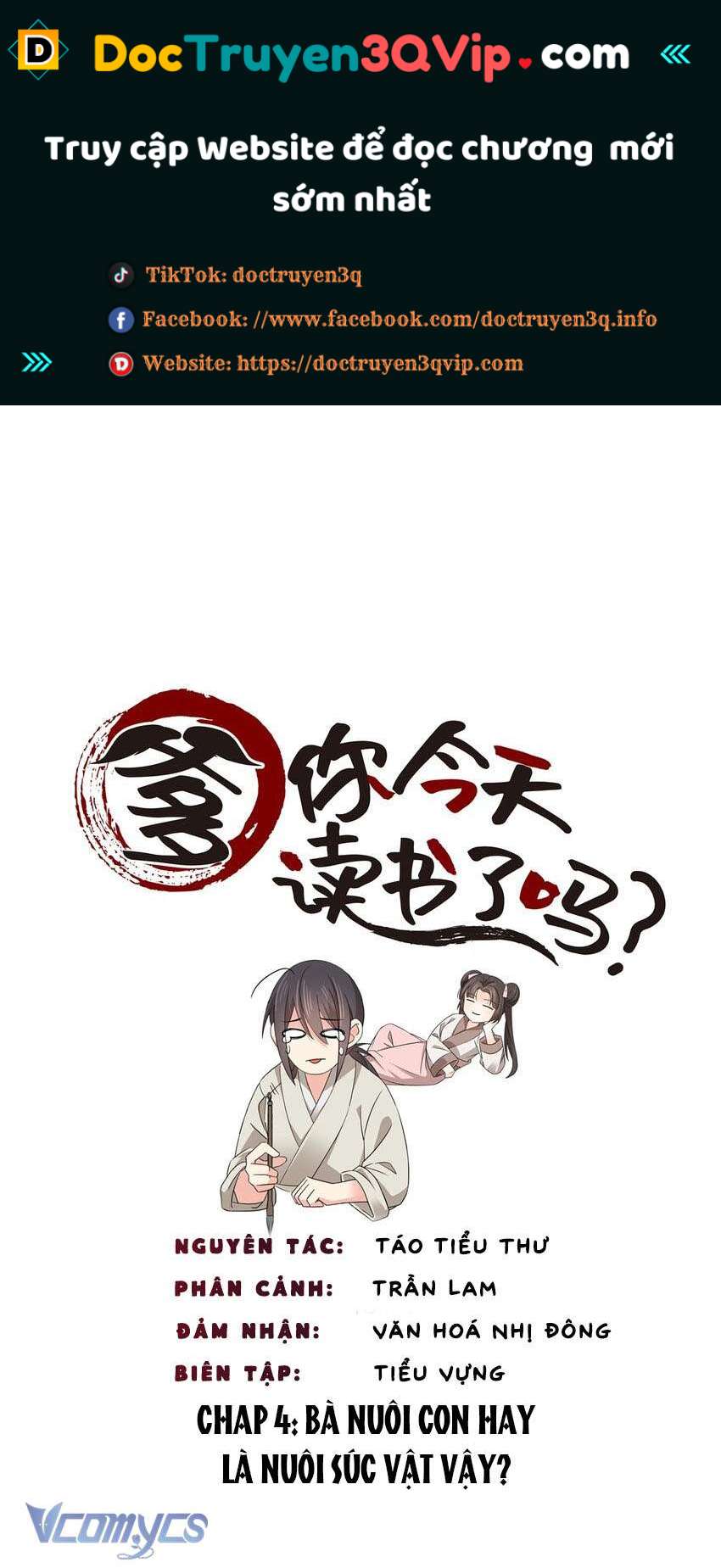 cha, hôm nay người đã học bài chưa? chapter 4 1