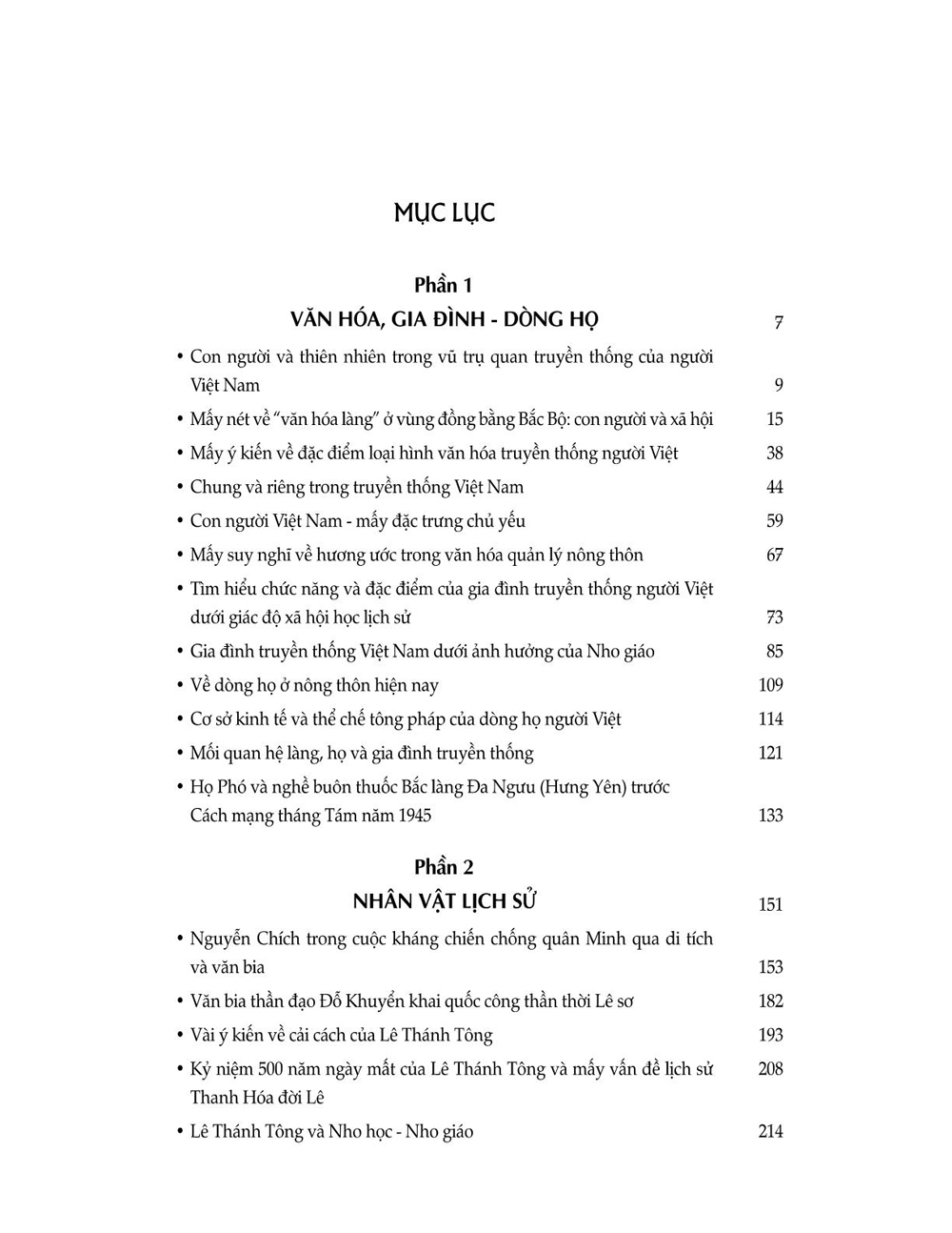 Từ Làng Đến Nước Một Cách Tiếp Cận Lịch Sử Quyển 2 - Văn Hóa, Gia Đình, Dòng Họ Nhân Vật Lịch Sử