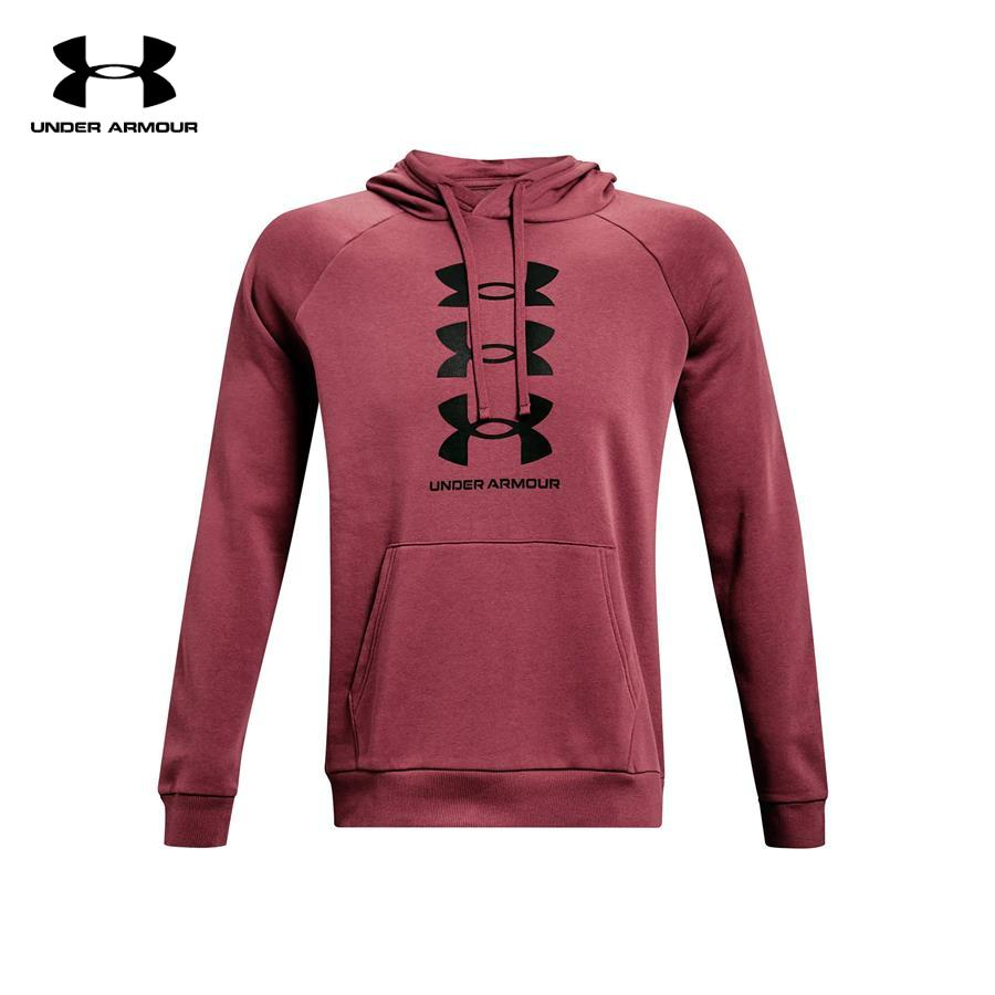 Áo khoác hoodie tay dài có nón thể thao nam Under Armour Rival Fleece Multilogo - 1357094-652