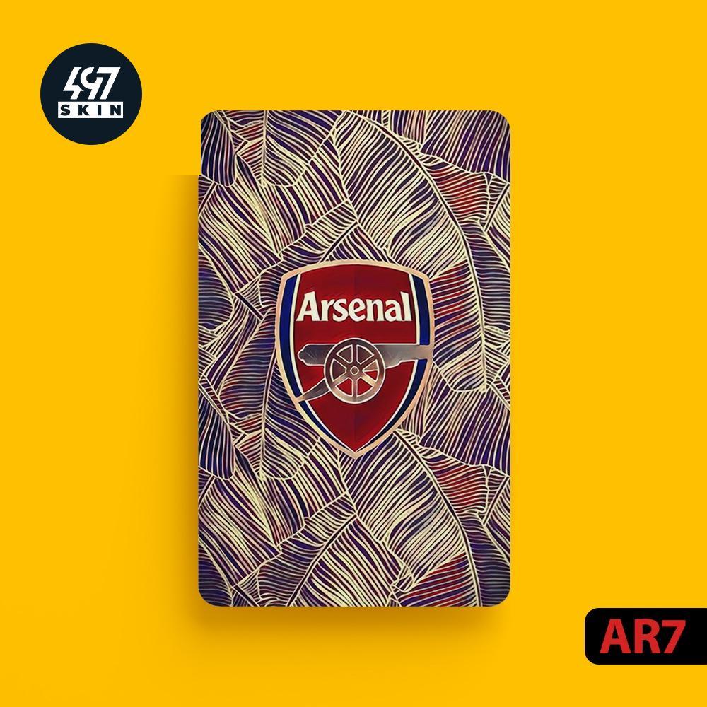 Skin Card Arsenal - Miếng Dán ATM, Thẻ Xe, Thẻ Từ, Thẻ Chung Cư - Chất Liệu Chống Xước - Chống Nước