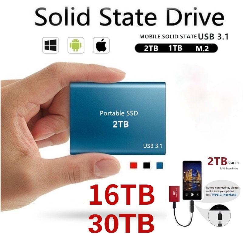 Ổ Cứng Ngoài SSD M.2 Tốc Độ Cao 500GB / 1TB / 2TB