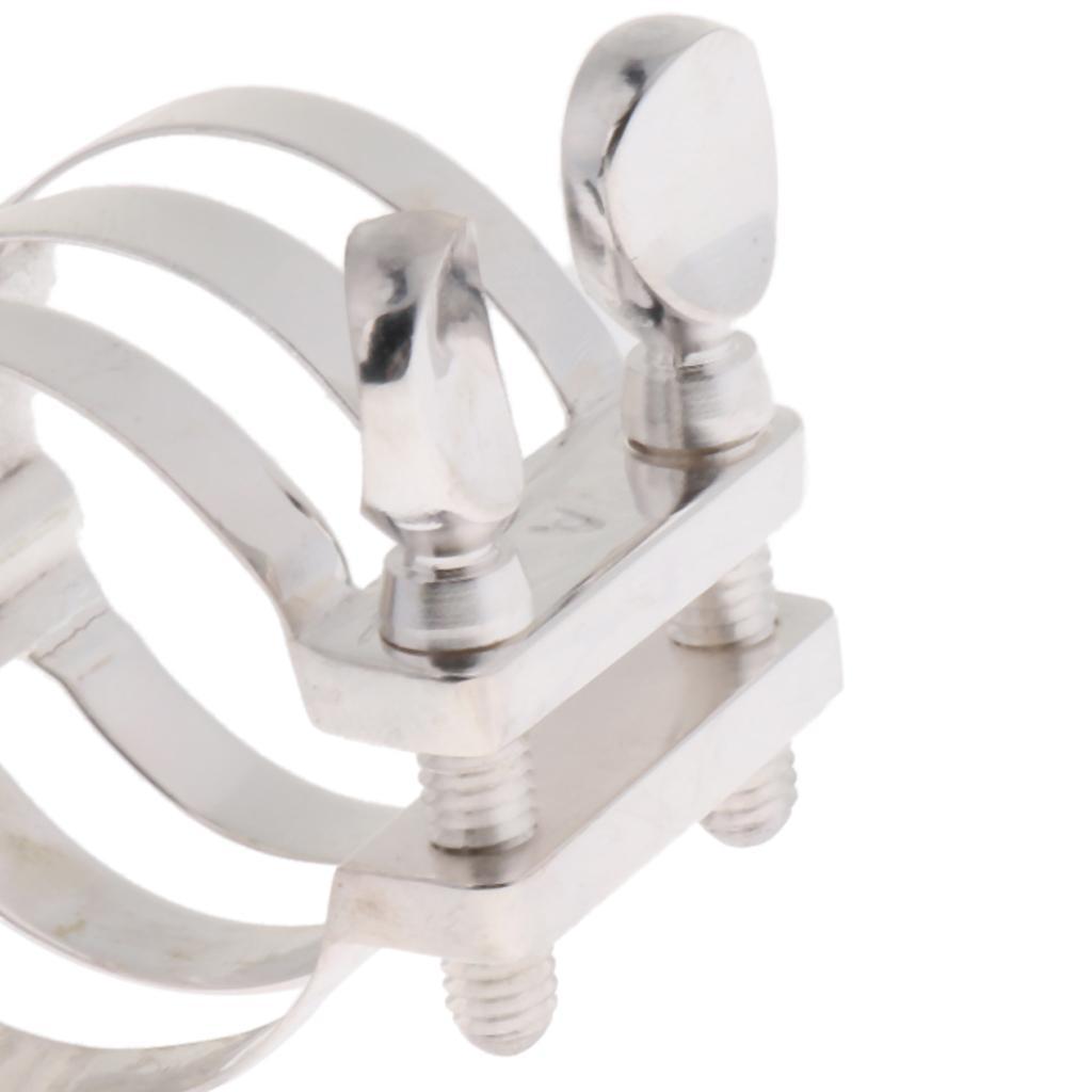 2xAlto Saxophone Mouthpiece Clamp Mouthpiece Ligature Fastener Saxophone Parts