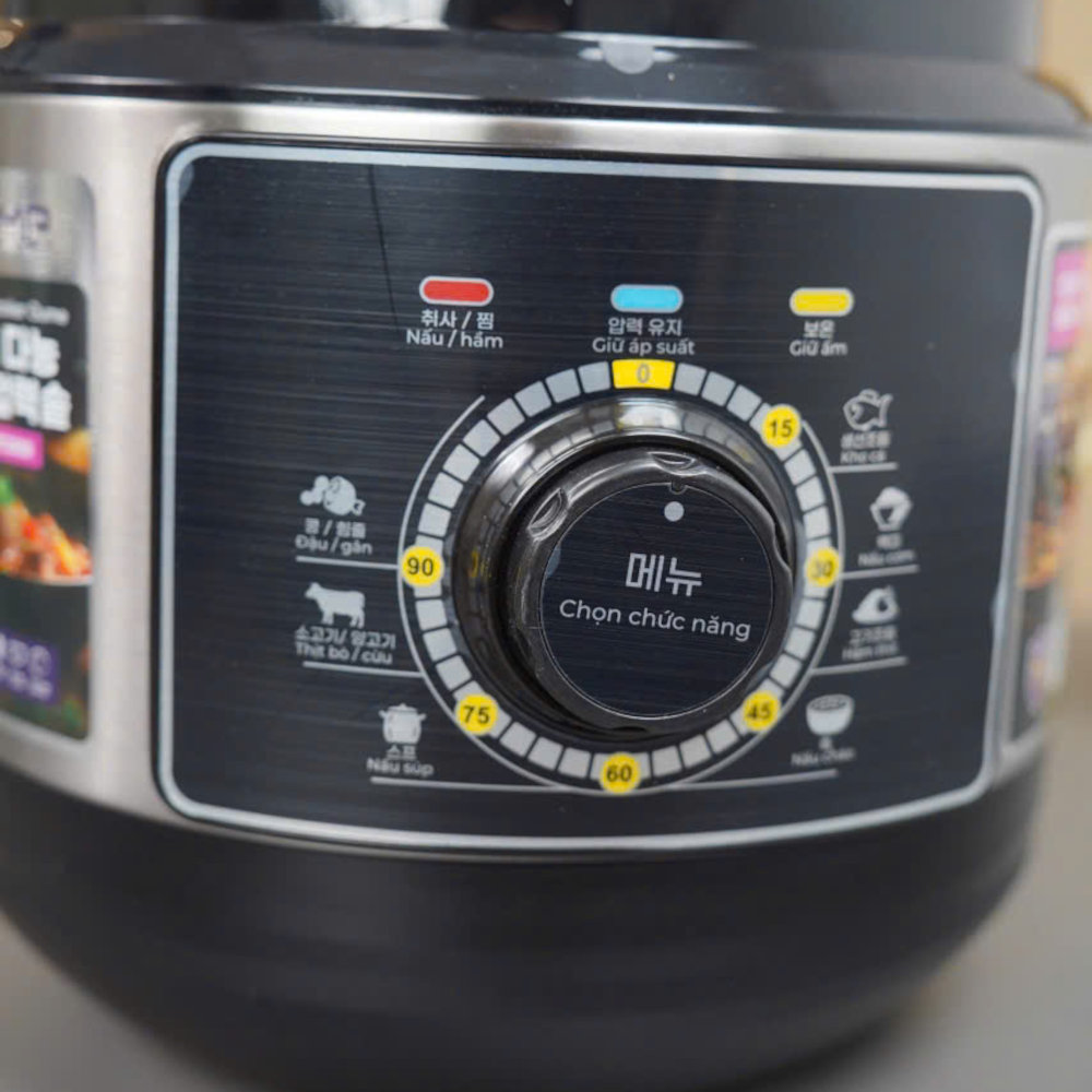 Nồi áp suất điện đa năng Gu Me Hàn Quốc GM-PC2838 dung tích 6L, công suất 1000W - Hàng chính hãng