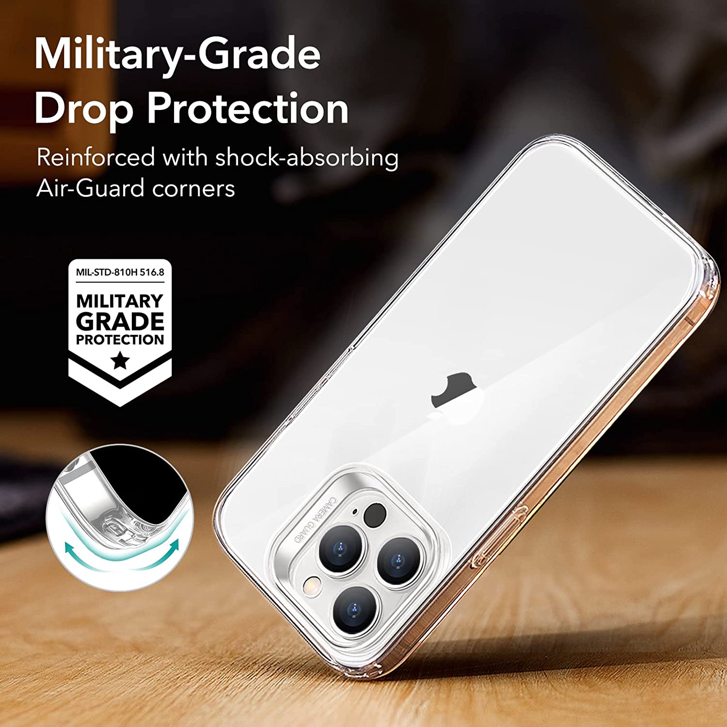 Ốp Lưng cho iPhone 14 Pro / iPhone 14 Pro Max ESR Project Zero Clear Case - Hàng Chính Hãng