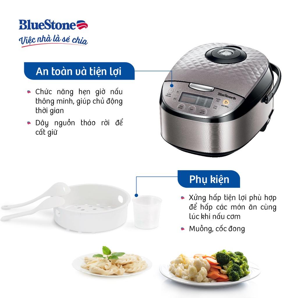 Nồi Cơm Điện Tử BlueStone RCB-5938, 1.8Lit - 760W, Hàng Chính Hãng