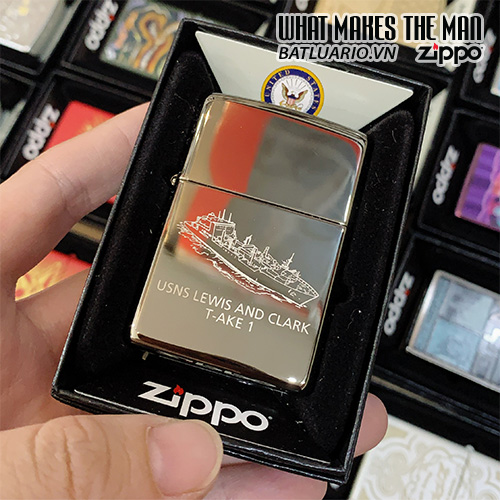 Bật Lửa Zippo 250 Usns Lewis And Clark T-Ake 1