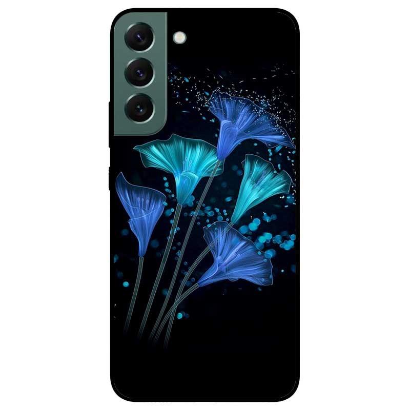Ốp lưng dành cho Samsung S22 - S22 Plus - S22 Ultra - Hoa Đêm Xanh